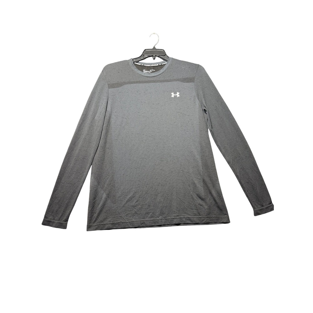 Under Armour Long Sleeve Shirt Mens XL Gray Excellent Fitted Performance Top